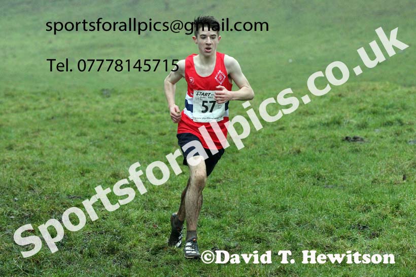 Boys under-15s, NECAA Junior Cross Country Relays, Thornley Farm, Peterlee, Saturday, December 12th. Photo: David T. Hewitson/Sports for All Pics